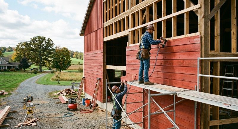Barn Siding Installation in Bradford County, FL