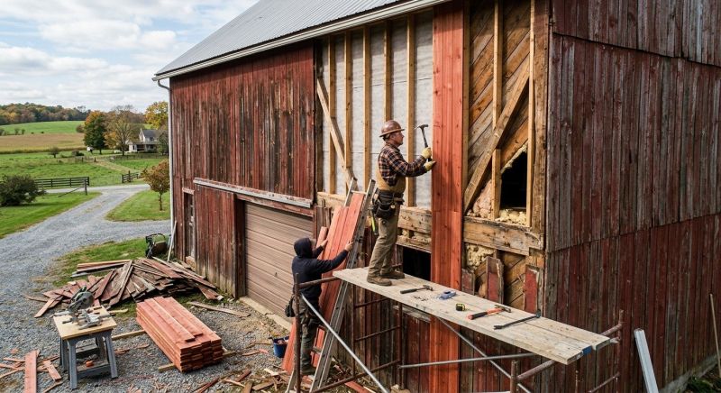 Barn Siding Replacement in Baker County, FL