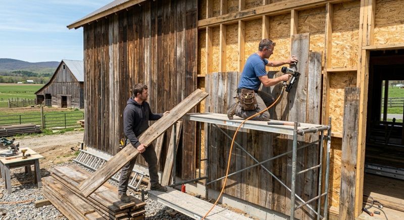 Barn Wood Siding Installation in Macclenny, FL