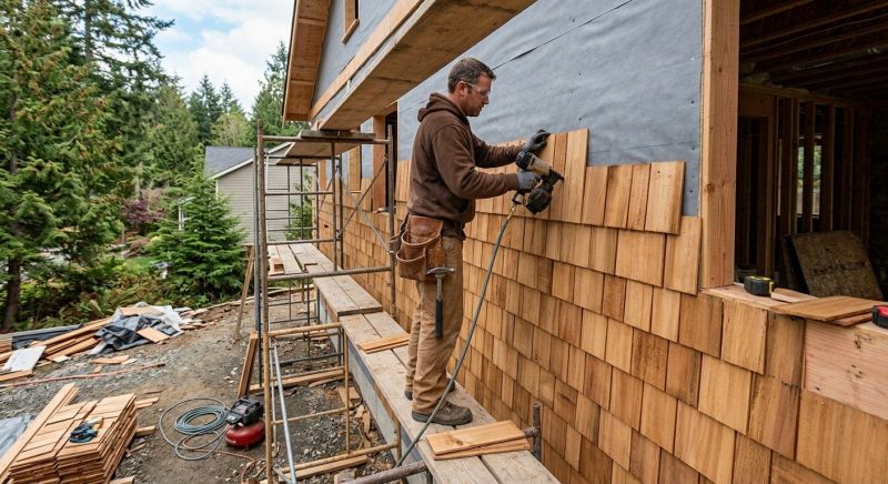 Cedar Siding Installation in Macclenny, FL