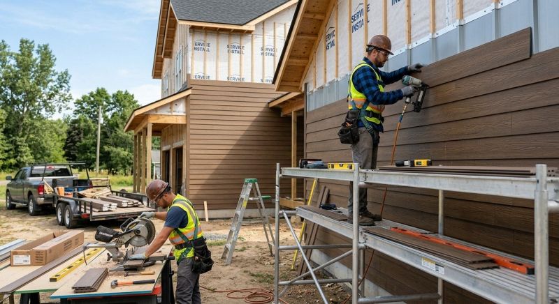 Faux Wood Siding Installation in Middleburg, FL