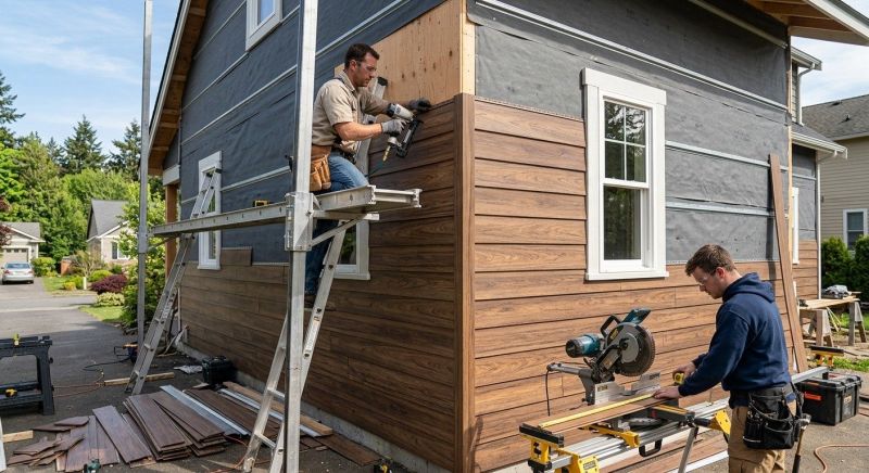 Faux Wood Siding Installation in Middleburg, FL