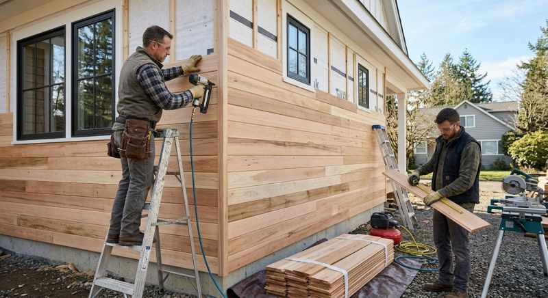 Hardwood Siding Installation in Clay County, FL