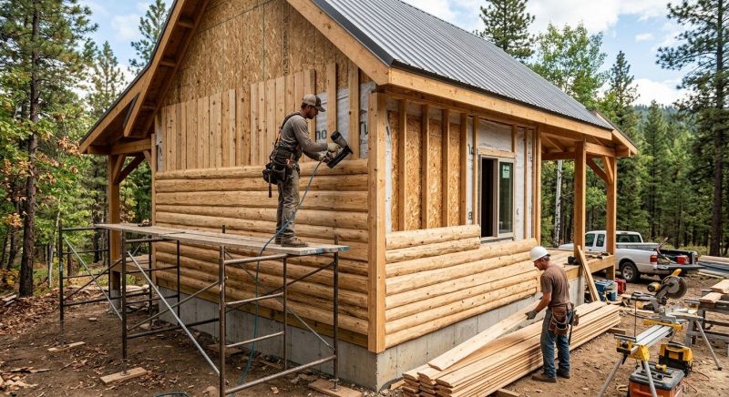 Log Siding Installation in Macclenny, FL