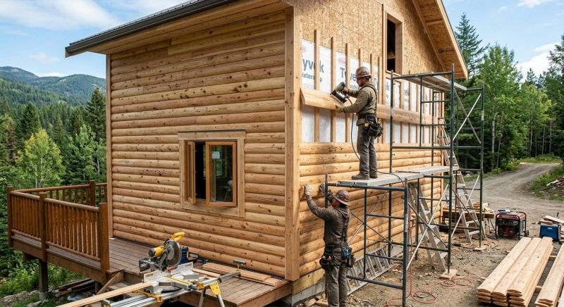 Log Siding Installation in Middleburg, FL
