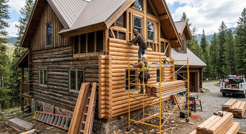 Log Siding Replacement in Macclenny, FL